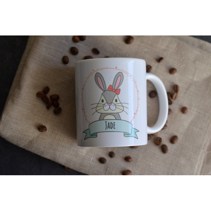 Mug Lapin Personnalisable avec prénom - Lapin