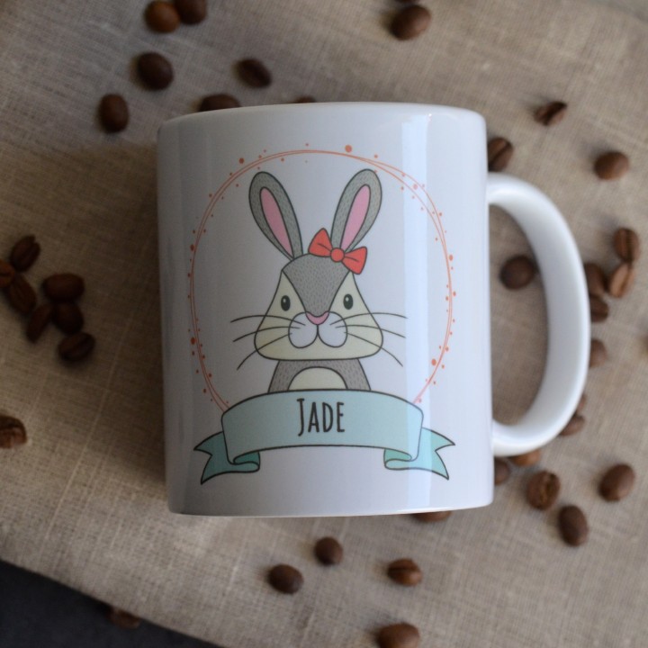 Mug Lapin Personnalisable avec prénom - Lapin