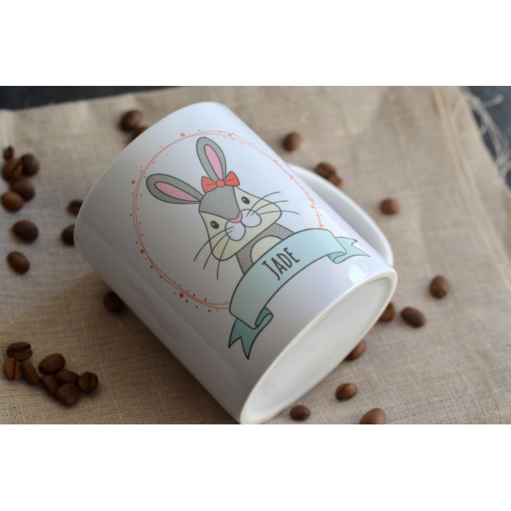 Mug Lapin Personnalisable avec prénom - Lapin