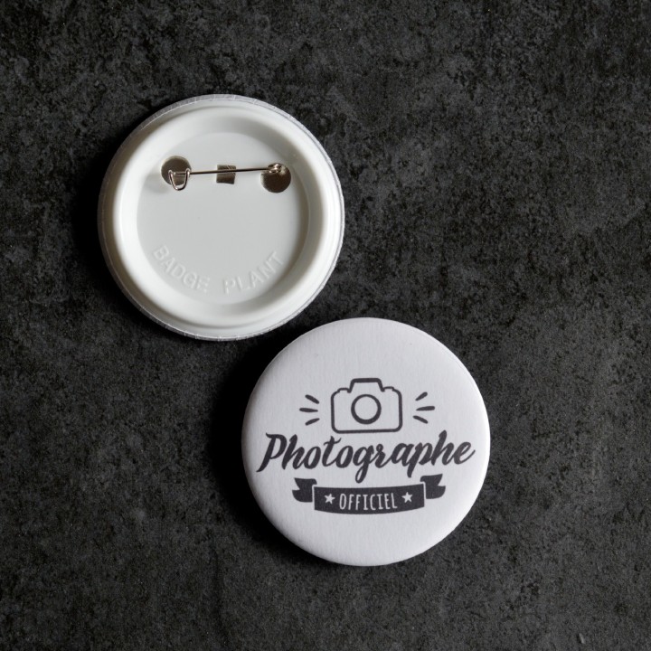 Badge Photographe Officiel