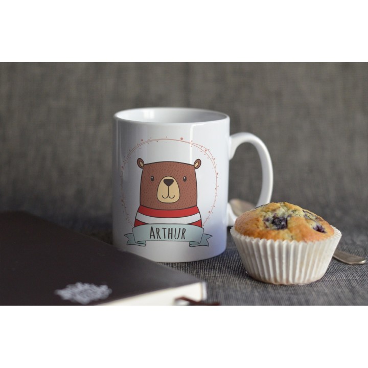 Mug Ours Personnalisable avec prénom - Ours