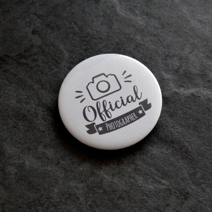 Badge Photographe Officiel