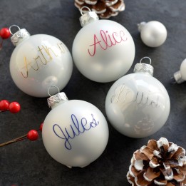 Boule de Noël personnalisable