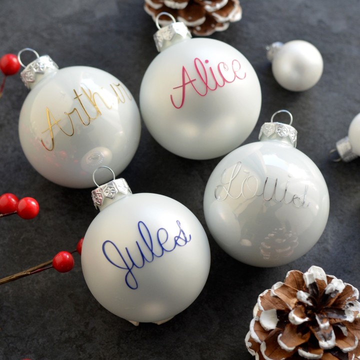 Boule de Noël personnalisable