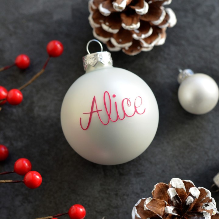 Boule de Noël personnalisable