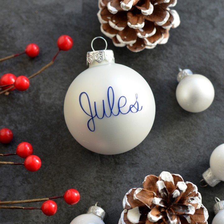 Boule de Noël personnalisable