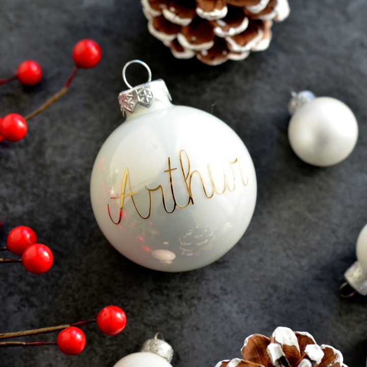 Boule de Noël personnalisable