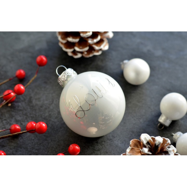 Boule de Noël personnalisable
