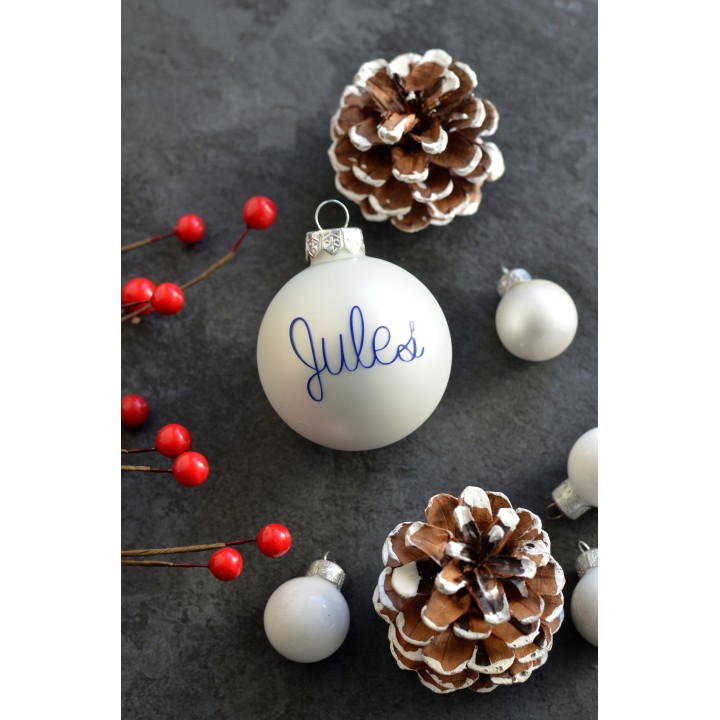Boule de Noël personnalisable