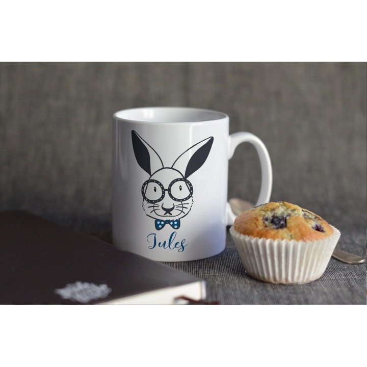 Mug Lapin Personnalisable avec prénom - Lapin