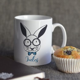 Mug Lapin Personnalisable avec prénom - Lapin