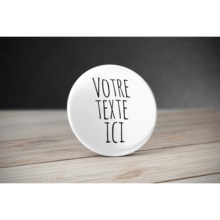 Badge personnalisable