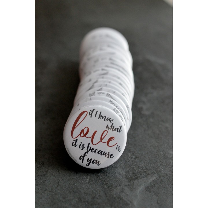 Badge citation Amour