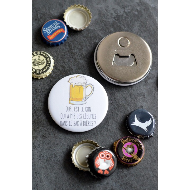 Décapsuleur aimanté La Bière c'est sacré !