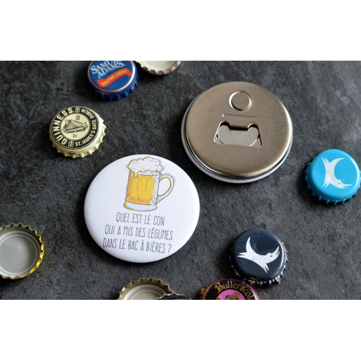Décapsuleur aimanté La Bière c'est sacré !