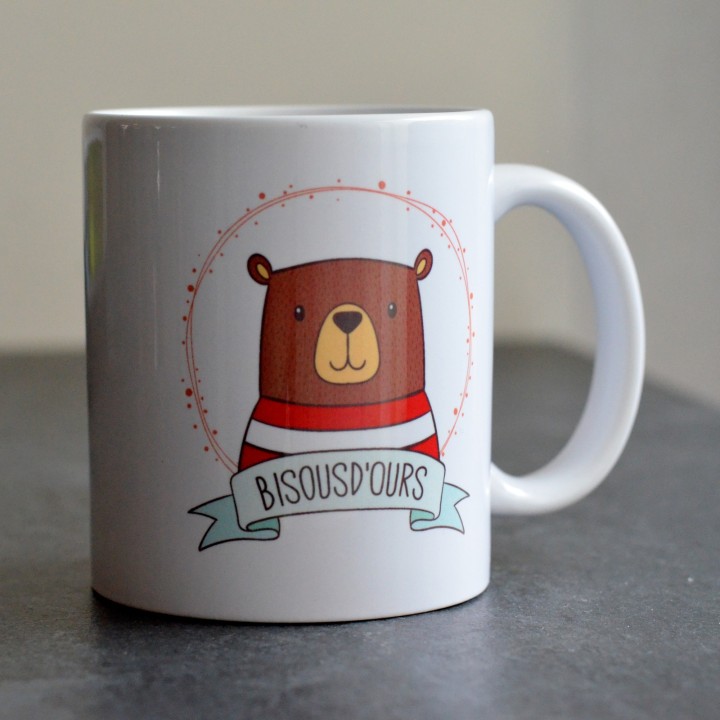 Mug Ours Personnalisable avec prénom - Ours