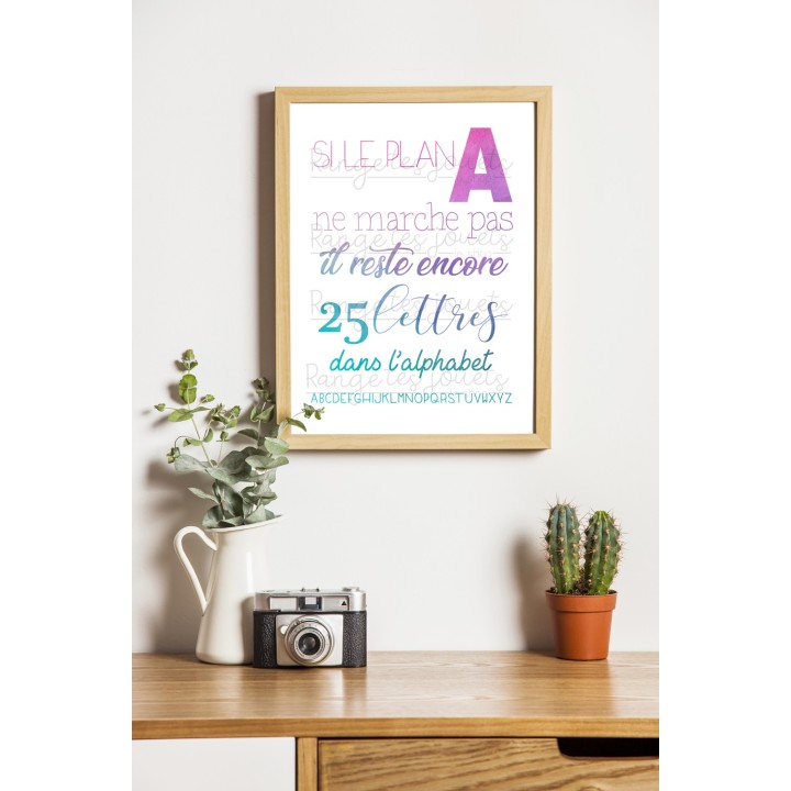 Poster A4 "Plan A" à imprimer