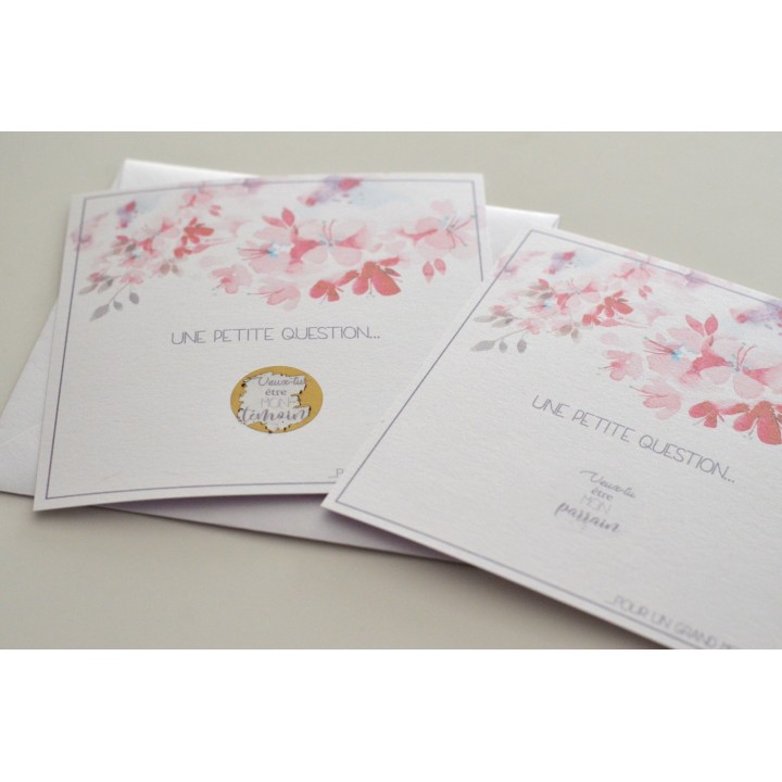 Carte à gratter pour grandes occasions - Parrain, témoin