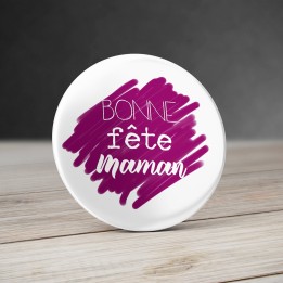 Aimant Bonne fête Maman - Aimant 58 mm