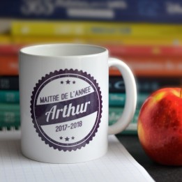 Mug Maître de l'année - Personnalisable