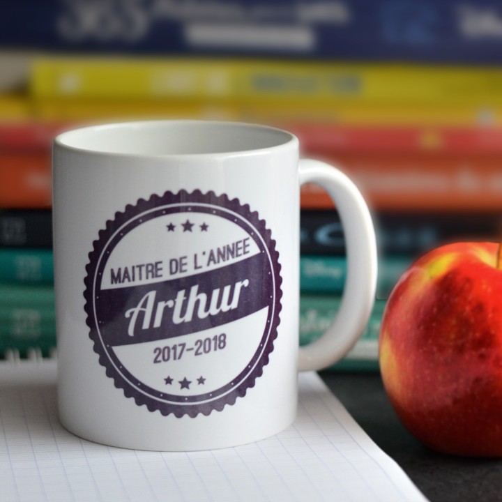 Mug Maître de l'année - Personnalisable
