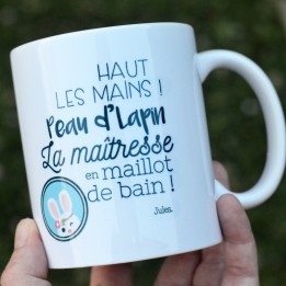 Mug Haut les mains ! Maitresse