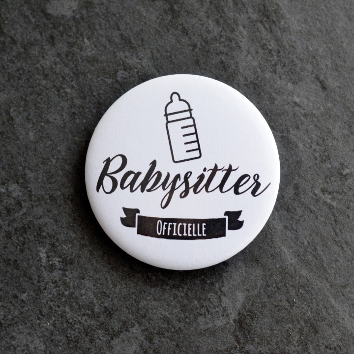Badge Babysitter Officielle