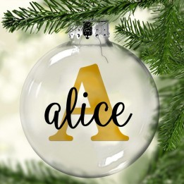 Boule de Noël Personnalisée
