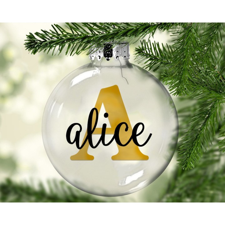 Boule de Noël Personnalisée