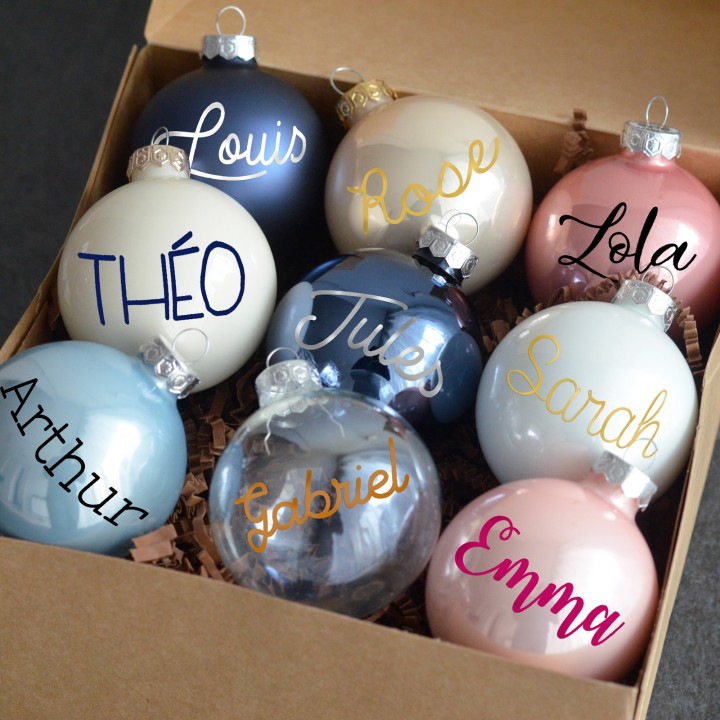 Boule de Noël personnalisable