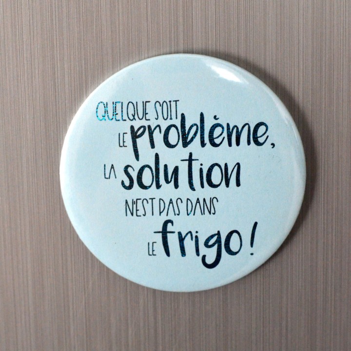 Aimant motivant pour bonnes résolutions