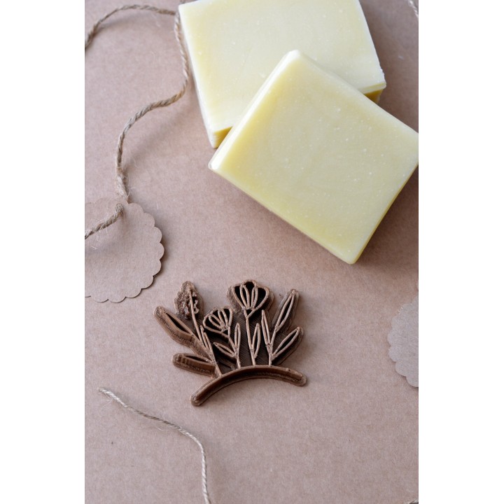 Tampon à savon - Fleur