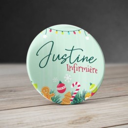Badge Décor de Noël
