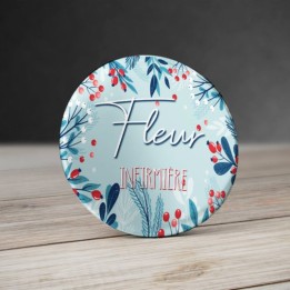 Badge Fleurs d'Hiver