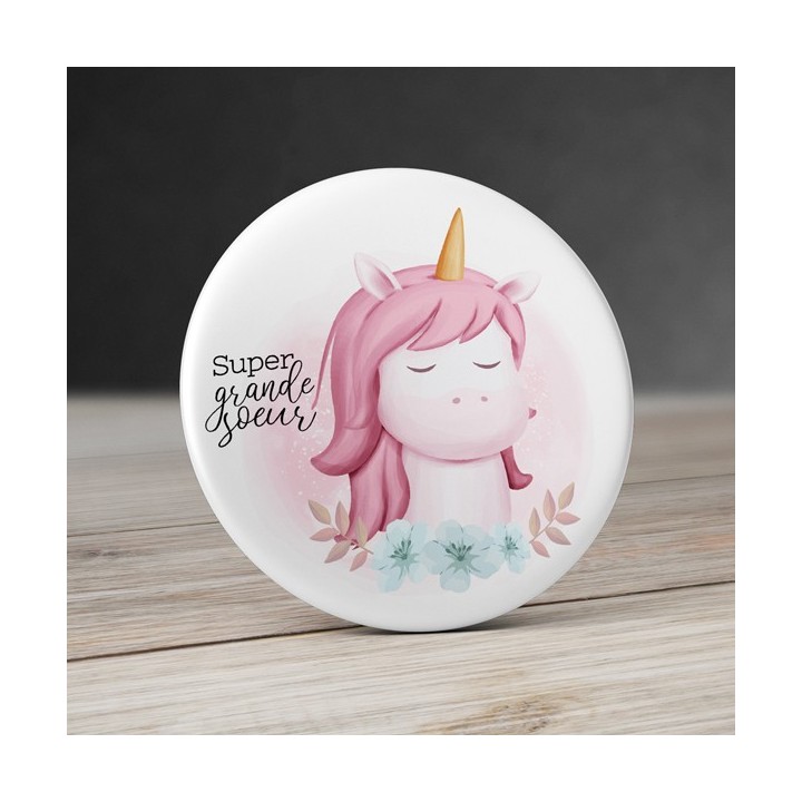 Badge Licorne personnalisé