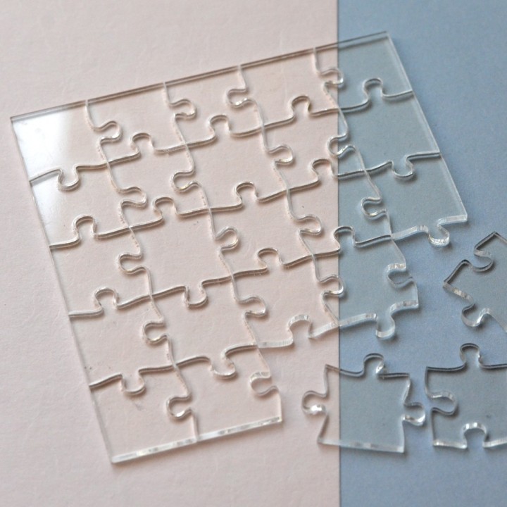 Puzzle transparent Casse-tête. Clear Jigsaw