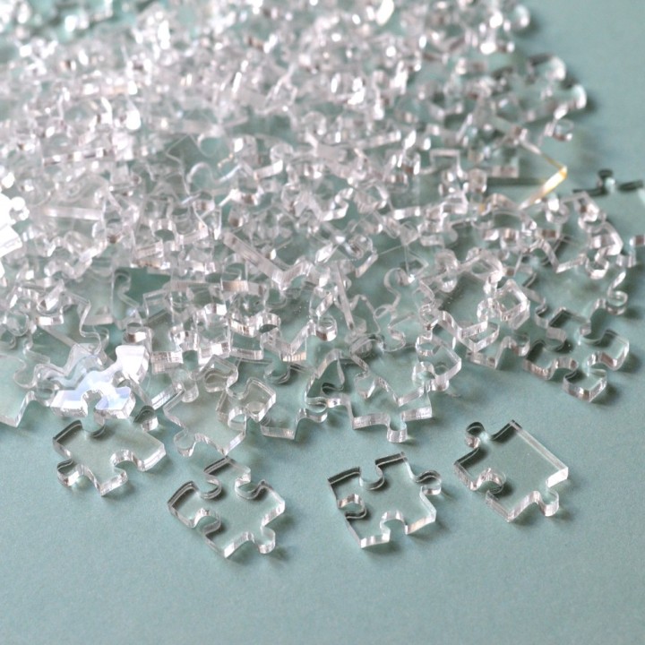 Puzzle transparent Casse-tête. Clear Jigsaw