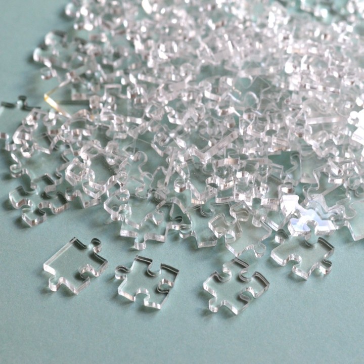 Puzzle transparent Casse-tête. Clear Jigsaw