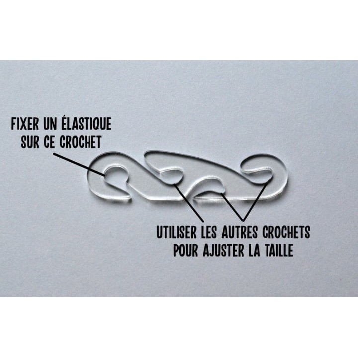Protège Oreilles pour Masque. Extenseur Masque - Ear saver. Ear Saver acrylique. Fixateur Masque