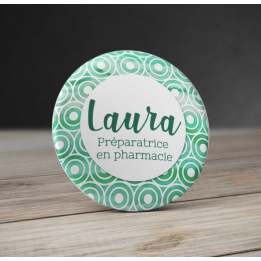 Badge Pharmacie Personnalisé - Badge Métier personnalisable