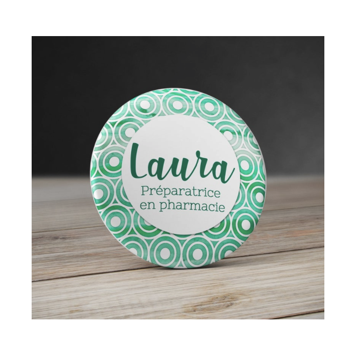 Badge Pharmacie Personnalisé - Badge Métier personnalisable