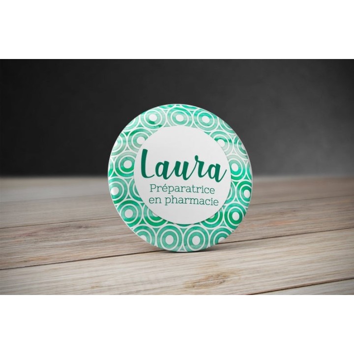 Badge Pharmacie Personnalisé - Badge Métier personnalisable