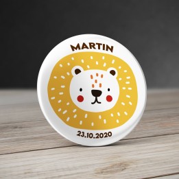 Badge Lion personnalisable