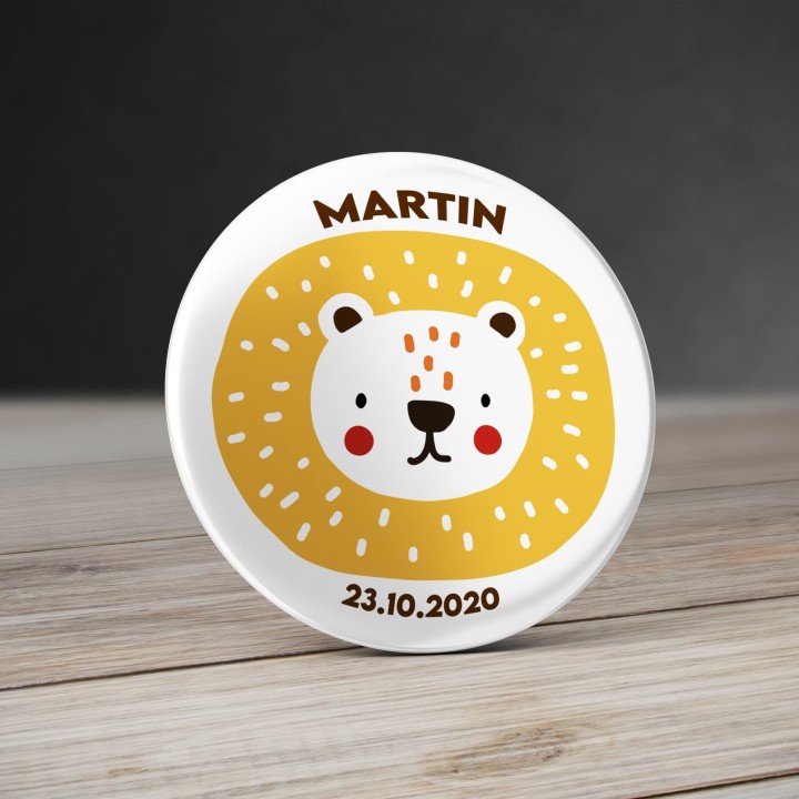 Badge Lion personnalisable