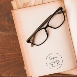 Tampon pour livre personnalisé - Tampon ExLibris