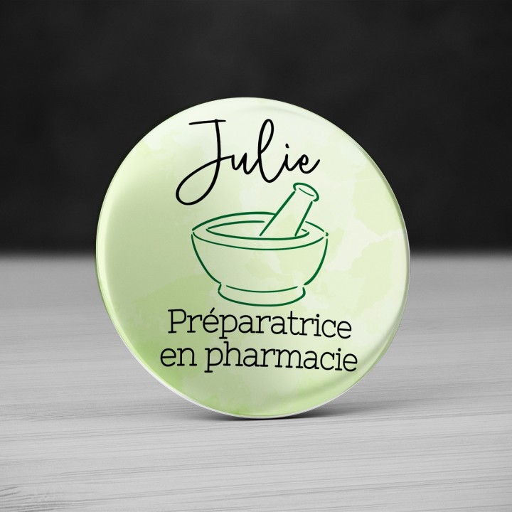 Badge Pharmacie Personnalisé - Badge Métier personnalisable