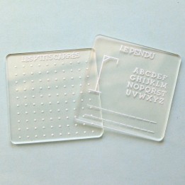 Lots de 2 Jeux effaçables Pendu et Petits Carrés (Pipopipette)