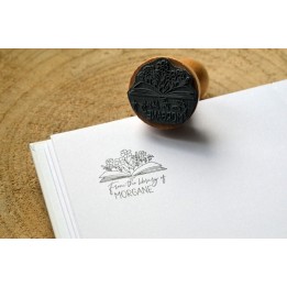Tampon pour livre personnalisé - Tampon ExLibris