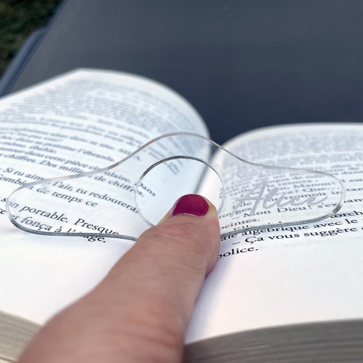 Bague de lecture personnalisée