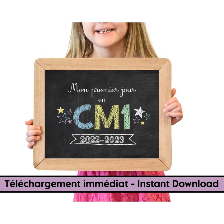 Kit Affiches Premier jour d'école à télécharger